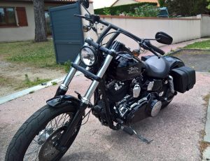 Sacoche Myleatherbikes Harley Dyna Street Bob_125